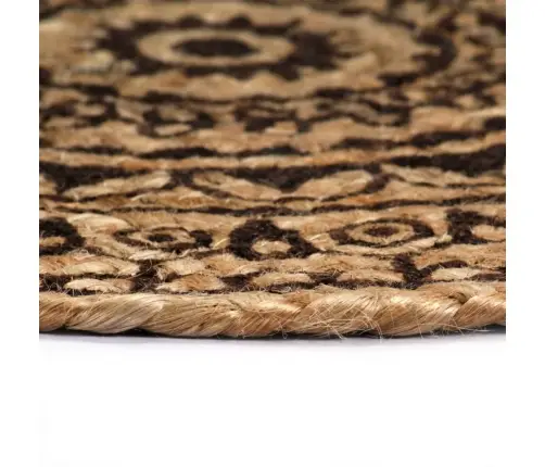 Stalo Kilimėliai, 6 Vnt., Tamsiai Rudi, 38cm Džiutas