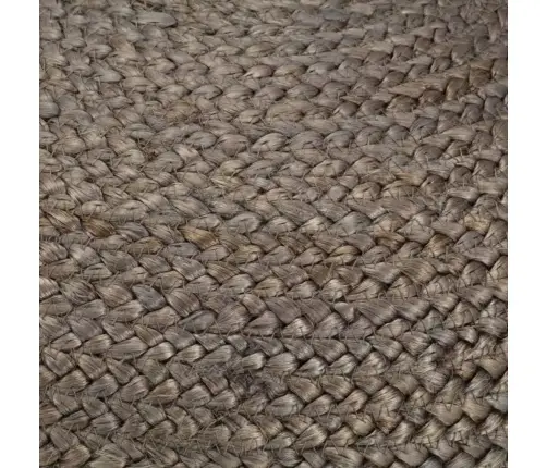 Pufs, Roku Darbs, 45X30 Cm, Gaiši Pelēks, Džuta Vidaxl