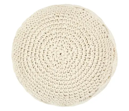 Pufas, 45X30cm Medvilnė, Makrame, Rankų Darbo