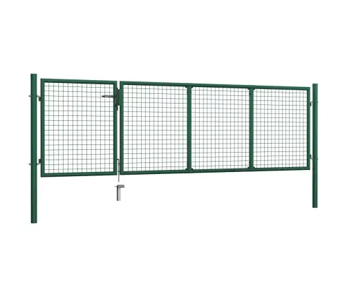 Sodo Vartai, Plieniniai, 350X100 cm Žali