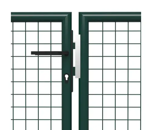 Dārza Vārti, Zaļi, 400X200 Cm, Tērauds Vidaxl