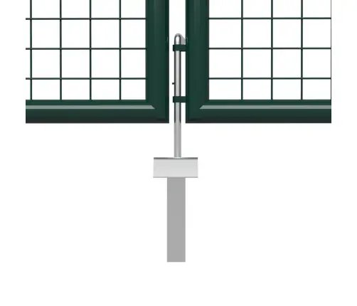 Sodo Vartai, Plieniniai, 500X100 cm Žali