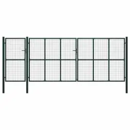 Žoga Vārti Ar Slēdzeni Zaļa 175 Cm Tērauds Vidaxl