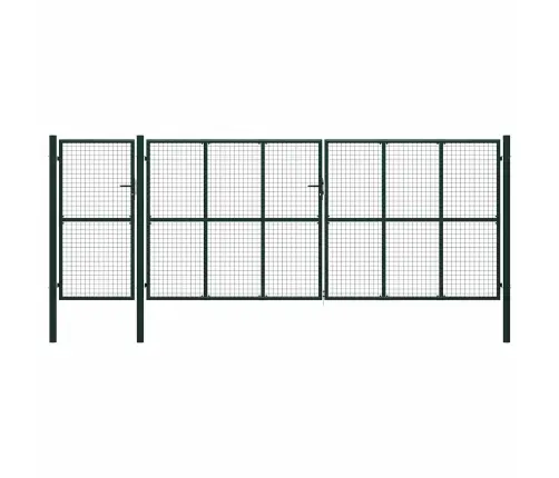 Žoga Vārti Ar Slēdzeni Zaļa 175 Cm Tērauds Vidaxl