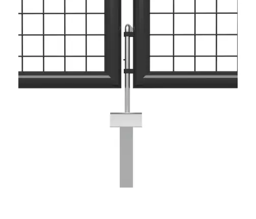 Sodo Vartai, Antracito Spalvos, 400X150cm Plienas