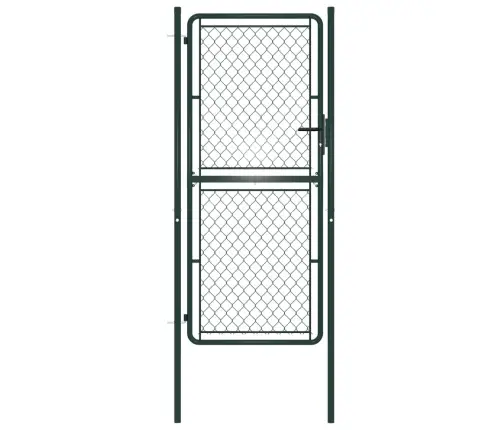 Aiavärav, Terasest, 100 X 200 cm Roheline