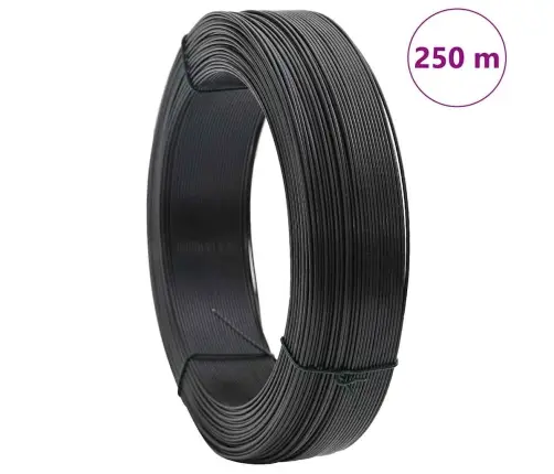 Žoga Sasaistes Stieple, 250 M, 1,6/2,5 Mm, Pelēks Tērauds Vidaxl