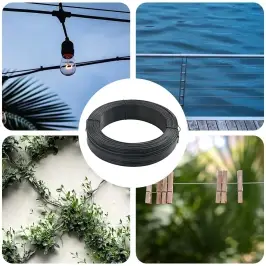 Võrkaia Traat 250 M 2,3/3,8 Mm, Terasest, Antratsiithall