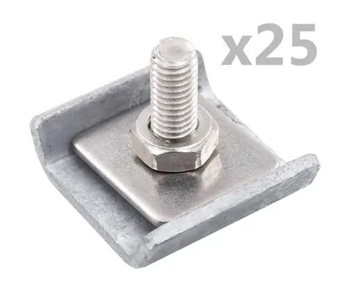 Võrkmati Ühendus, 25 Komplekti, Hõbedane