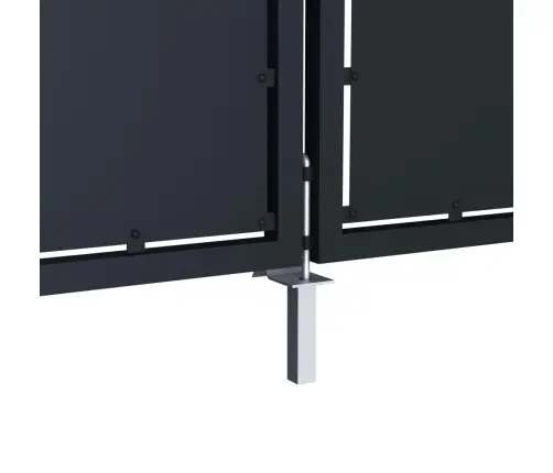 Dārza Vārti, 300X200 Cm, Tērauds, Antracītpelēki Vidaxl