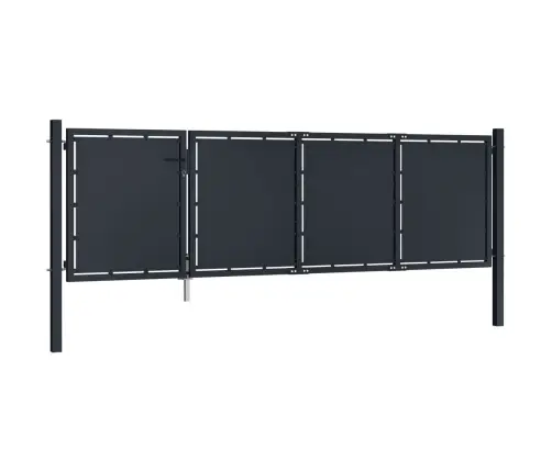 Aiavärav, Terasest, 350 X 100 cm Antratsiithall