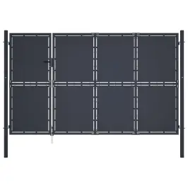 Aiavärav, Terasest, 350 X 200 cm Antratsiithall