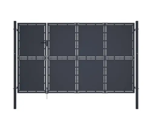 Aiavärav, Terasest, 350 X 200 cm Antratsiithall