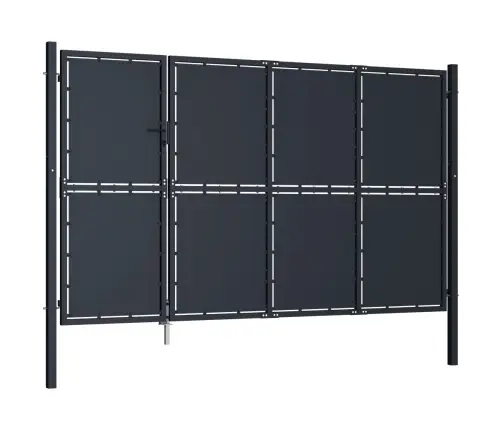 Aiavärav, Terasest, 350 X 200 cm Antratsiithall