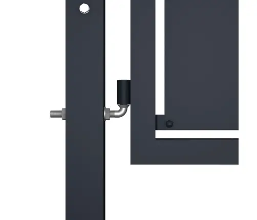 Aiavärav, Terasest, 350 X 200 cm Antratsiithall