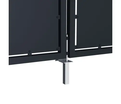 Aiavärav, Terasest, 350 X 200 cm Antratsiithall