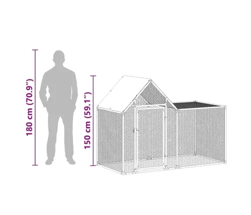 Kanakuut, 2 X 1 X 1,5 M, Tsingitud Teras