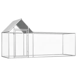 Vistu Būris, 3X1X1,5 M, Cinkots Tērauds Vidaxl