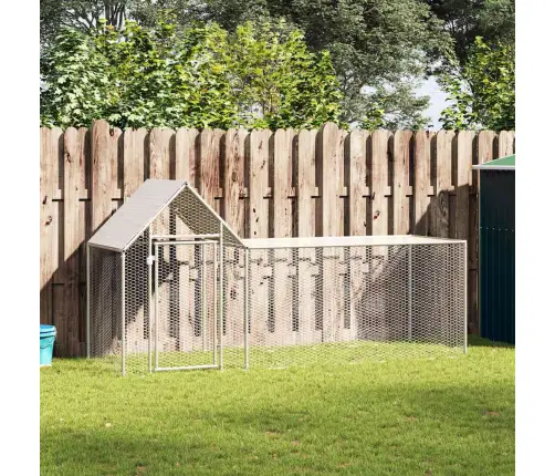 Vistu Būris, 3X1X1,5 M, Cinkots Tērauds Vidaxl