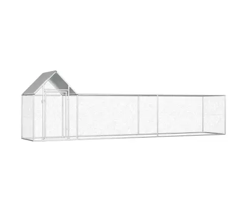 Vistu Būris, 5X1X1,5 M, Cinkots Tērauds Vidaxl