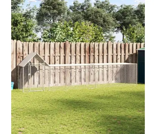 Vistu Būris, 5X1X1,5 M, Cinkots Tērauds Vidaxl