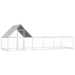 Vistu Būris, 6X2X2 M, Cinkots Tērauds Vidaxl