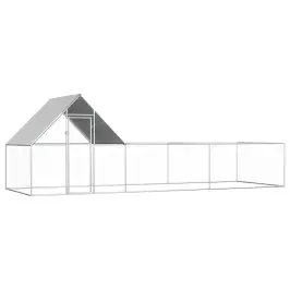 Vistu Būris, 6X2X2 M, Cinkots Tērauds Vidaxl
