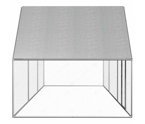 Vistu Būris, 6X2X2 M, Cinkots Tērauds Vidaxl
