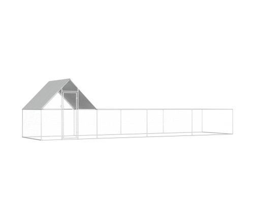 Vistu Būris, 8X2X2 M, Cinkots Tērauds Vidaxl