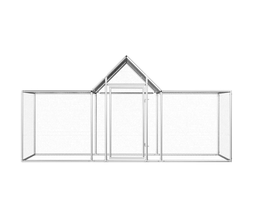 Vistu Būris, 3X1X1,5 M, Cinkots Tērauds Vidaxl