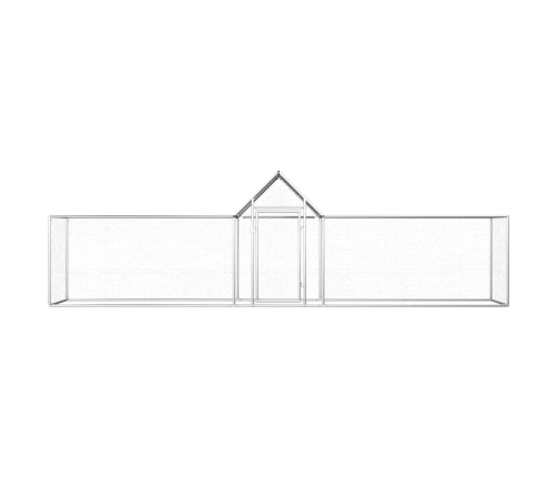 Vistu Būris, 5X1X1,5 M, Cinkots Tērauds Vidaxl