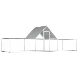 Vistu Būris, 6X2X2 M, Cinkots Tērauds Vidaxl