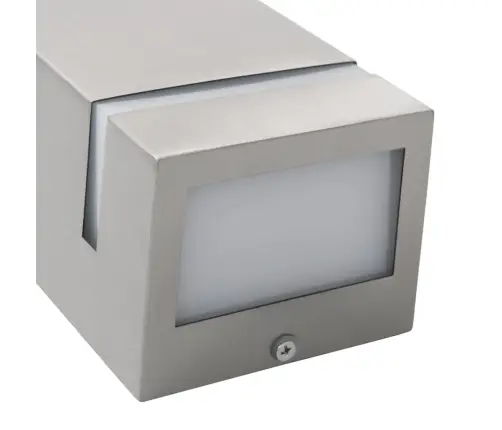 Āra Sienas Lampas, 2 Gab., 35 W, Sudraba, Taisnstūra Forma Vidaxl