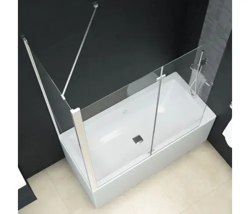 Kahekordselt Volditav Dušinurk, Esg, 120 X 68 X 130 Cm