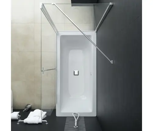 Kahekordselt Volditav Dušinurk, Esg, 120 X 68 X 130 Cm