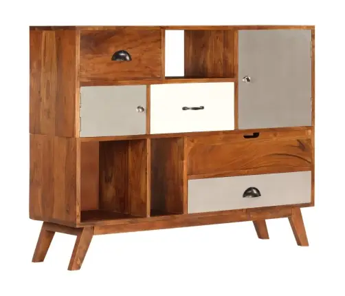 Šoninė Spintelė, 115X35X86cm Akacijos Medienos Masyvas