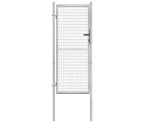 Aiavärav, Tsingitud Teras, 100 X 200 cm Hõbedane