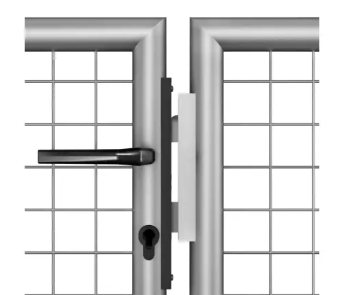 Dārza Vārti, Cinkots Tērauds, 306X75 Cm, Sudraba Krāsā Vidaxl