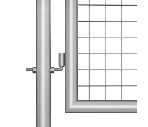 Aiavärav, Tsingitud Teras, 300 X 200 cm Hõbedane