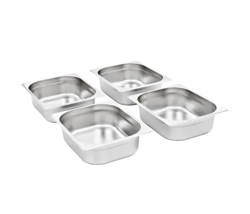 Gastronorm Indai, 4 Vnt., Nerūdijantis Plienas