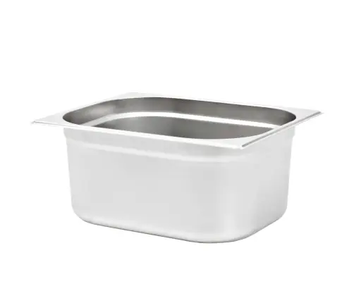 Gastronorm Trauki, 2 Gab., Gn 1/2, 150 Mm, Nerūsējošs Tērauds Vidaxl
