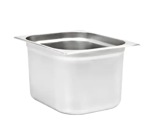 Gastronorm Trauki, 2 Gab., Gn 1/2, 200 Mm, Nerūsējošs Tērauds Vidaxl