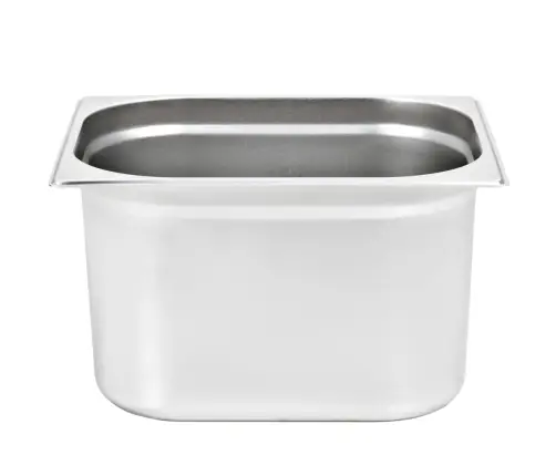 Gastronorm Trauki, 2 Gab., Gn 1/2, 200 Mm, Nerūsējošs Tērauds Vidaxl