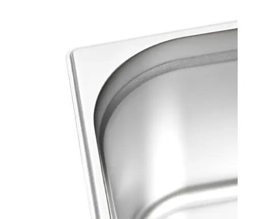 Gastronorm Trauki, 2 Gab., Gn 1/2, 200 Mm, Nerūsējošs Tērauds Vidaxl