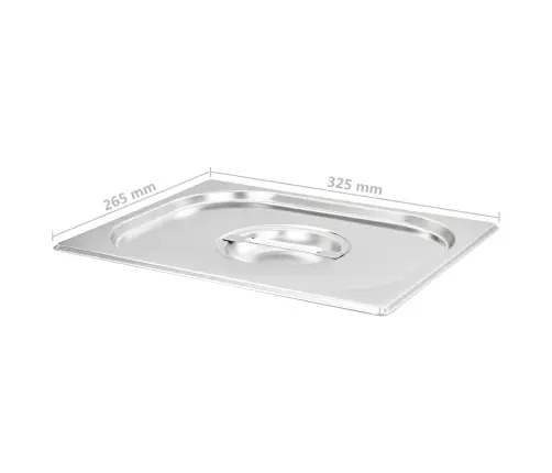 Dangčiai Skirti Gn 1/2 Keptuvei, 2Vnt., Nerūdijantis Plienas