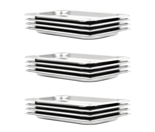 Toiduplaadid 12 Tk, Gn 1/3 20 Mm, Roostevaba Teras