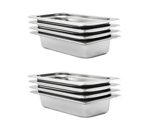 Gastronorm Indai, 8Vnt., Nerūdijantis Plienas