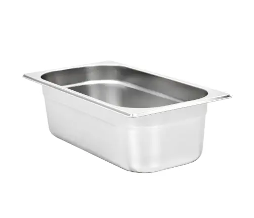Gastronorm Trauki, 8 Gab., Gn 1/3, 100 Mm, Nerūsējošs Tērauds Vidaxl
