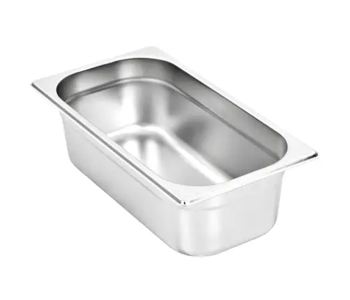 Gastronorm Trauki, 8 Gab., Gn 1/3, 100 Mm, Nerūsējošs Tērauds Vidaxl