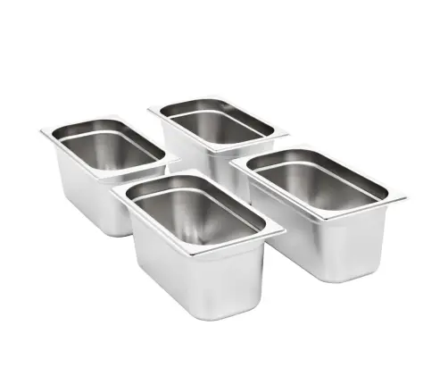 Gastronorm Indai, 4 Vnt., Nerūdijantis Plienas
